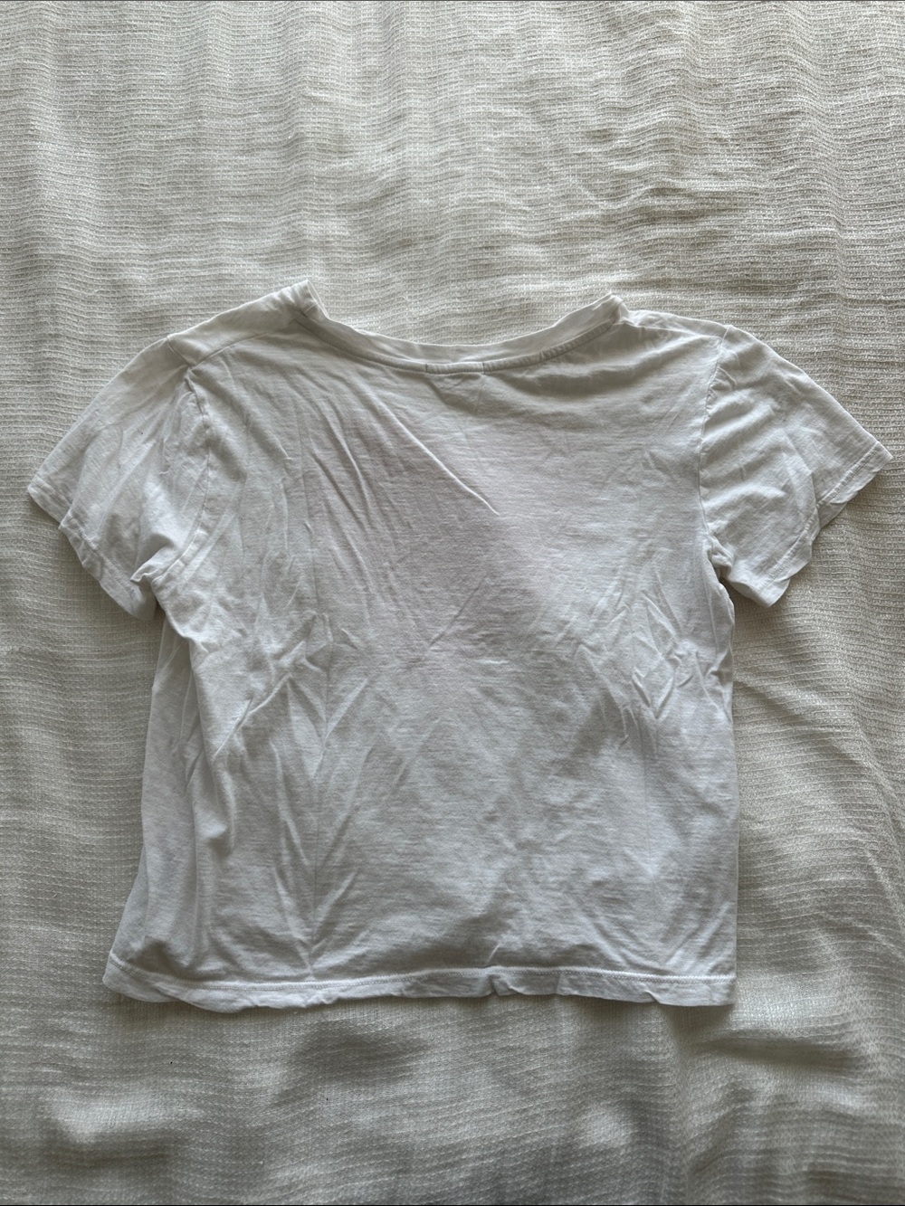 Sundry White Tee with Red Heart Graphic - Picture 3 of 3